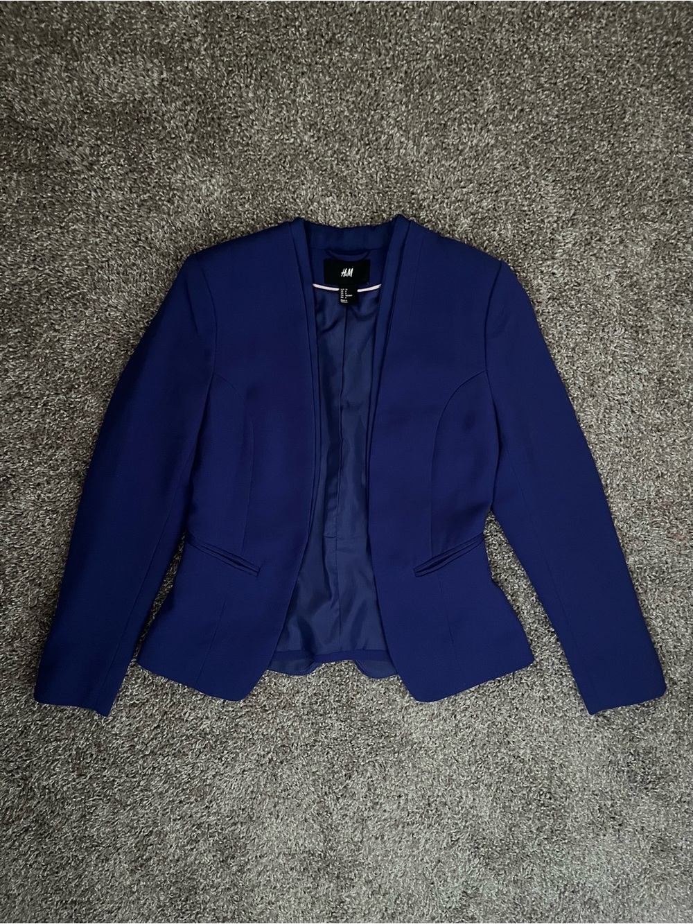 H&M Women's Indigo 🪻 Blazer, Size US 6